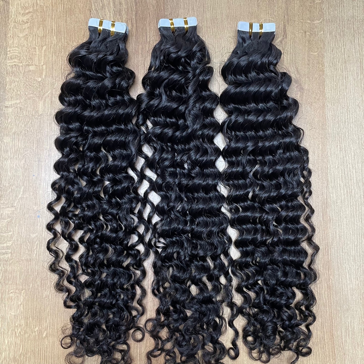 Raw Jerry curly Tape ins